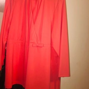 Salmon colored 2 piece Skirt Set